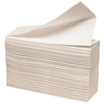 Håndklædeark,  Abena Care-Ness Excellent,  2-lags, W-fold, 32x21, 5cm,  8 cm, hvid, 100% nyfiber