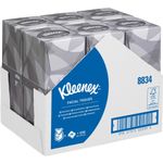 Ansigtsservietter,  Kimberly-Clark Kleenex, 2-lags, 30, 8x23, 4cm,  hvid, 100% nyfiber *Denne vare tages ikke retur*