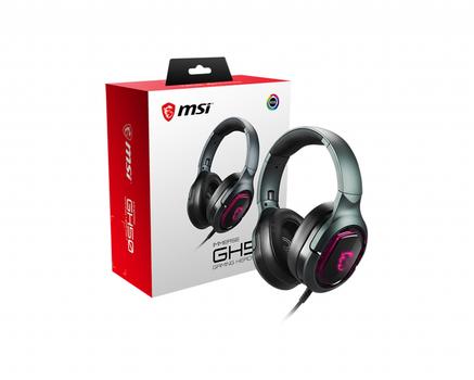 MSI Headphones with microphone Immerse GH50 (black color (IMMERSE GH50)