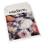 Madamepose,  5 l, hvid, LDPE/ genanvendt,  vand- og stenmotiv,  24, 5x35cm,  med huller til holder