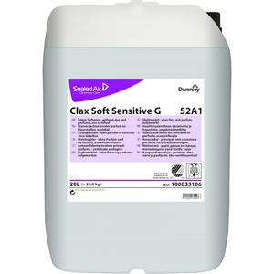 Diversey Skyllemiddel,  Diversey Clax Soft Sensitive G 52A1, 20 l, uden farve og parfume *Denne vare tages ikke retur* (16237101)