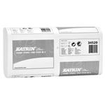 Håndklædeark,  Katrin Plus, 2-lags, Z-fold, 25, 5x23, 5cm,  8,5 cm, hvid, 100% nyfiber
