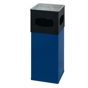 ABENA Affaldsspand med askebæger,  50 l, blå *Denne vare tages ikke retur* (170722)
