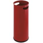 Paraplyspand,  rød, metal *Denne vare tages ikke retur*