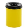 ABENA Brandhæmmende affaldsspand, 15 l, gul *Denne vare tages ikke retur*