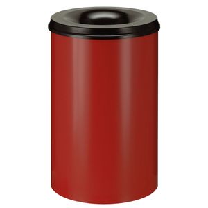 ABENA Brandhæmmende affaldsspand,  110 l, rød *Denne vare tages ikke retur* (176556)