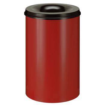 ABENA Brandhæmmende affaldsspand,  110 l, rød *Denne vare tages ikke retur* (176556)
