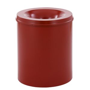 ABENA Brandhæmmende affaldsspand,  80 l, rød *Denne vare tages ikke retur* (176573)