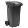 Abena Affaldscontainer, 120 l, grå, UV-resistent, til tungt affald og udendørs