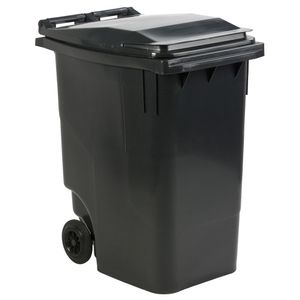 ABENA Affaldscontainer,  360 l, grå, UV-resistent,  til tungt affald og udendørs *Denne vare tages ikke retur* (176786)
