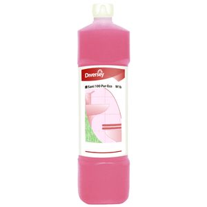 Diversey Sanitetsrengøring,  Diversey Taski Sani 100 Pur-Eco, 1 l, alkalisk/ affedtende,  med farve og parfume (160580*6)