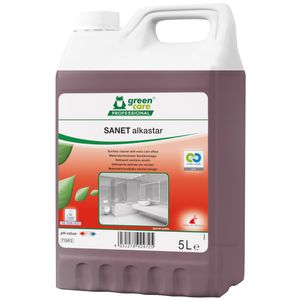 GREEN CARE Sanitetsrengøring,  Green Care Professional Sanet Alkastar, 5 l, alkalisk/ affedtende,  med farve og parfume (160896*2)
