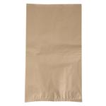 Brødpose, 33x7x14cm,  35 g/m2, brun, papir, med sidefals, lille, engangs