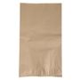 _ Brødpose, 33x7x14cm, 35 g/m2, brun, papir, med sidefals, lille, engangs