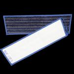 Fugtmoppe,  Micro Vision, blå, mikrofiber,  40 cm, med velcro