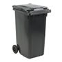 ABENA Affaldscontainer, 240 l, grå, UV-resistent, til tungt affald og udendørs *Denne vare tages ikke retur*