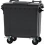 _ Affaldscontainer,  grå, plast, 770 l, UV-resistent,  til tungt affald og udendørs *Denne vare tages ikke retur*