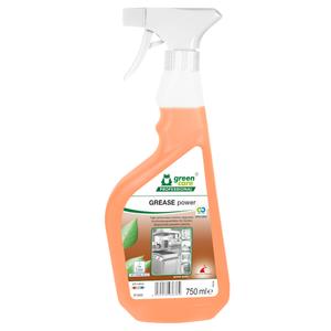 GREEN CARE Ovn- og grillrengøring,  Green Care Professional GREASE Power, 750 ml, klar-til-brug,  med farve, uden parfume (16125702*10)