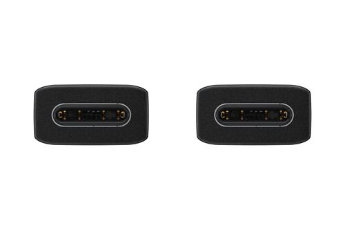 SAMSUNG Kabel USB-C- USB-C 100W, Black USB-C til USB-C 1m, 100W 5A (EP-DN975BBEGWW)