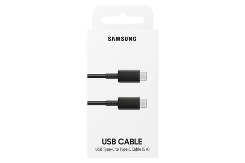 SAMSUNG Kabel USB-C- USB-C 100W, Black USB-C til USB-C 1m, 100W 5A (EP-DN975BBEGWW)