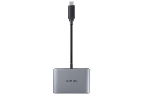 SAMSUNG MULTIPORT ADAPTER (USB-A, HDMI, TYPE-C) GRAY (EE-P3200BJEGWW)