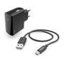 HAMA Lader 220V Micro-USB Kit 2.4A Sort