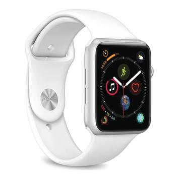 PURO Apple Watch Band, 42-44mm, S/M & M/L, White (AW44ICONWHI)