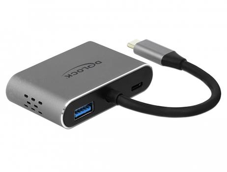 DELOCK USB Type-Câ„¢ Adapter to HDMI and VGA with USB 3.0 Port and PD (64074)