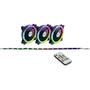 INTER-TECH Lüfter 120*120*25 ARGUS RS 04 RGB-Fan Set (88885481)