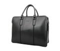 CIRAFON Big Business – Laptopväska i läder för två datorer 14" Äkta läder Svart