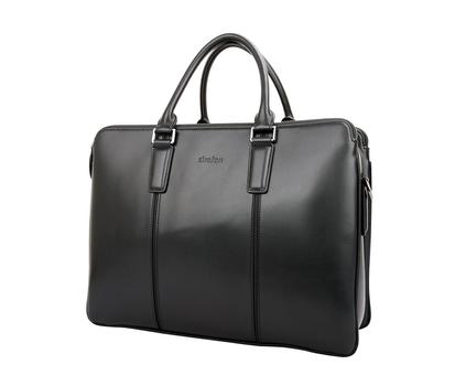 CIRAFON Big Business - Laptoptaske i læder til to computere 14" Ægte læder Sort (SPM-1007R4)