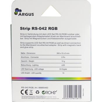 INTER-TECH LED Streifen ARGUS RS-042 RGB 50 cm mit 15 LEDs (88885483)
