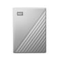 WESTERN DIGITAL WD My Passport Ultra for Mac WDBPMV0050BSL - Hard drive - encrypted - 5 TB - external (portable) - USB 3.1 (USB-C connector) - 256-bit AES - silver (WDBPMV0050BSL-WESN)