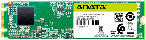 A-DATA ADATA ASU650NS38-120GT-C SU650 120GB SSD M.2 2280 read/ write 550/510 MBps 3D NAND Flash (ASU650NS38-120GT-C)