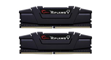 G.SKILL Ripjaws V - DDR4 - sett - 16 GB: 2 x 8 GB - DIMM 288-pin - 4000 MHz / PC4-32000 - ikke-bufret (F4-4000C18D-16GVK)