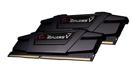 G.SKILL Ripjaws V - DDR4 - sett - 16 GB: 2 x 8 GB - DIMM 288-pin - 4000 MHz / PC4-32000 - ikke-bufret (F4-4000C18D-16GVK)