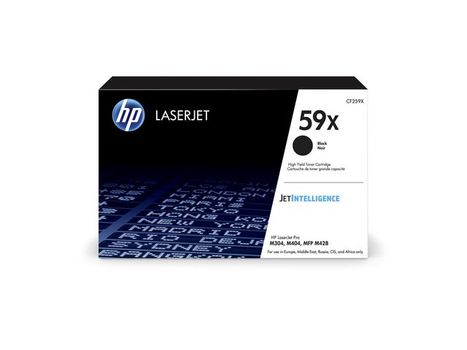 HP 59X - High Yield - black - original - LaserJet - toner cartridge (CF259X) - for LaserJet Enterprise M406, MFP M430, LaserJet Pro M304, M404, MFP M428 (CF259X)