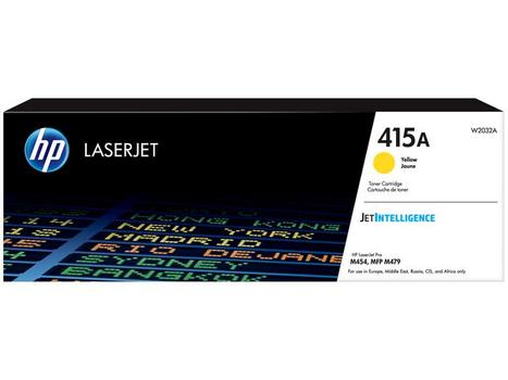 HP 415A - Yellow - original - LaserJet - toner cartridge (W2032A) - for Color LaserJet Pro M454, MFP M479 (W2032A)