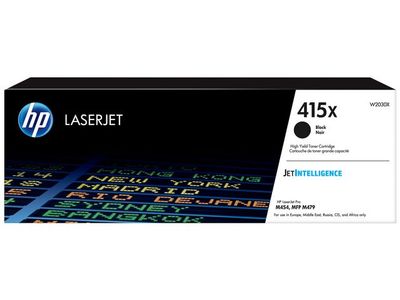 HP 415X Black LaserJet Toner Cartridge (W2030X)