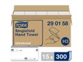 TORK !Tork H3 Universal Singlefold käsipyyhe 1krs 300ark/pkt 15pkt/ltk