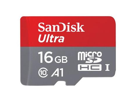 SANDISK MicroSDHC Ultra 16GB 98MB/s UHS-I Adapter (SDSQUAR-016G-GN6MA)