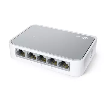 TP-Link TL-SF1005D 5-Port 10/ 100Mbps Desktop Switch - Switch - 5 x 10/100 - stasjonær (TL-SF1005D)