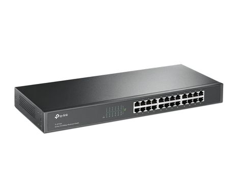 TP-LINK 24-Port 10/100 Mbps Switch
PORT: 24 10/100 Mbps RJ45 Ports
SPEC: 1U 19-inch Rack-mountable Steel Case
FEATURE: Plug and Play (TL-SF1024)