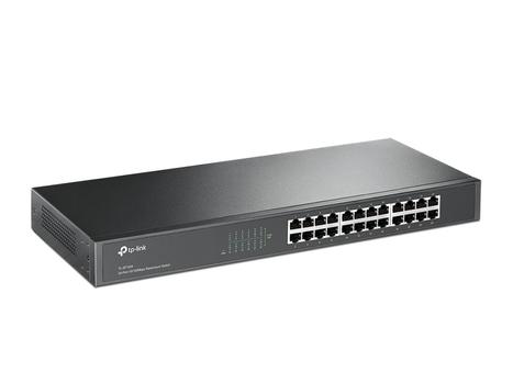 TP-LINK 24-Port 10/100 Mbps Switch PORT: 24 10/100 Mbps RJ45 Ports SPEC: 1U 19-inch Rack-mountable Steel Case FEATURE: Plug and Play (TL-SF1024)