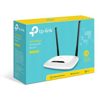 TP-LINK NETWORK TL-WR841N 300MBPS WIRELESS N ROUTER 2XFIXED ANTENNAS RETAIL (TL-WR841N)