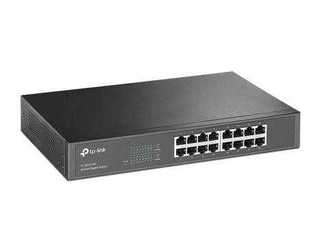 TP-LINK TL-SG1016D Netzwerk-Switch Unmanaged L2 Gigabit Ethernet (10/ 100/ 1000) Schwarz (SG1016D)