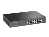 TP-Link TL-SF1016DS - Switch - 16 x 10/100 - stasjonær,  rackmonterbar (TL-SF1016DS)