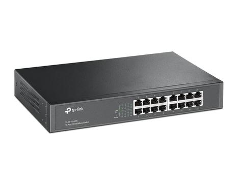 TP-LINK k TL-SF1016DS 16 p 10/100M Switch, 13 inch rack-mount (TL-SF1016DS)