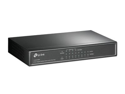 TP-LINK TL-SG1008P 8-Port Gigabit Desktop Switch with 4-Port PoE (TL-SG1008P)