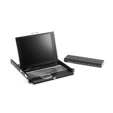 BLACK BOX 17" KVM Console Drawer With 8-Port Switch - VGA (KVT417A-8UV-R2)
